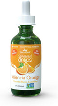 Sweetleaf Stevia Sweetener Drops Bundle - Vanilla Creme and Valencia Orange Flavors 4 Oz and 2 Oz