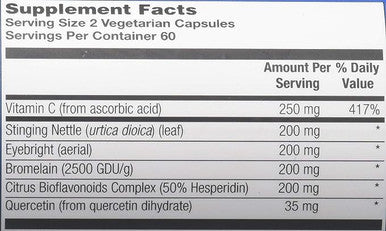 Allergy Formula 120 Vcaps By Vita Logic