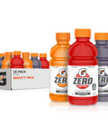 Gatorade G Zero Sports Drink, Fruit Punch, Orange, Grape Variety Pack, 12 Fl Oz (Pack of 18)