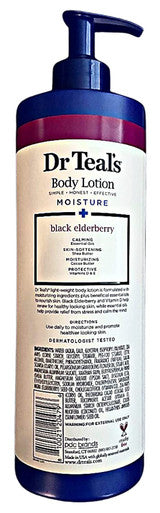 Elderberry, Vitamin D, & Essential Oils with Vitamin E, Cocoa & Shea Butter Moisturizing Body Lotion, 18 oz, pack of 2, Paraben & Phthalate Free