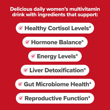 Flo Women S Endocrine Superfood Powder Supports Healthy Cortisol Levels, Hormonal Balance, Thyroid & Gut Health Multivitamin Plus Rhodiola, Dim, Myo-Inositols, Red Superfood 25 Servings