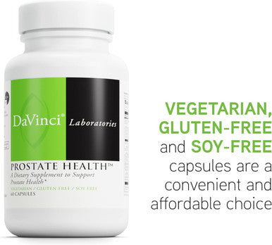 Davinci Labs Prostate Health - Helps To Support Prostate Health, Urinary Health & Men'S Health With Saw Palmetto, Zinc, Green Tea Extract & More - 60 Vegetarian Capsules (30 Servings)