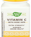 Natures Way Vitamin C 1000-Rosehips, 100 ct