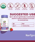 MARYRUTH'S Kids Vitamins Multi 1 Month Supply Multivitamin Gummies for Ages 4+ Multivitamin for Kids Vegan Only 2 Gummies a Day 60 Count