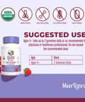 Maryruth'S Kids Vitamins Multi 1 Month Supply Multivitamin Gummies For Ages 4 Multivitamin For Kids Vegan Only 2 Gummies A Day 60 Count