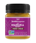 Wedderspoon Raw MÃƒâ€žÃ‚Ânuka Honey 150+ MGO, 8.8 Oz, Unpasteurized New Zealand Honey, Non-GMO, BPA-Free Jar, Superfood & Natural Wellness Support