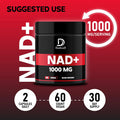 Nad+ Supplement 1000 Mg - Pure Nad Supplement - Energy And Dna Repair, Aging Defense, Brain Function - 60 Capsules