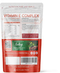 Vitamin E Complex - All 8 E Tocopherols & Tocotrienols - 60 Pullulan Capsules - Plant-Based & Whole Food - Orangutan Friendly - Vegan - No Fillers, Binders Or Flow Agents (60 Capsule Pouch)