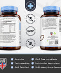 High Strength Calcium Magnesium Zinc And Vitamin D Supplement - 365 Tablets - Calcium (800Mg) Tablets With Vitamin D3 Copper Manganese Boron Selenium Complex For Bone, Skin, Muscle & Teeth - Nutravita
