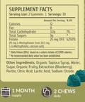 Herbamama L-Methylfolate Gummies - 15Mg 5-Mthf Calming Supplement For Adults - Vegan Non-Gmo Methylated Folate (Vitamin B9) For Brain Support - 60 Pectin-Based Blueberry-Flavored Chews