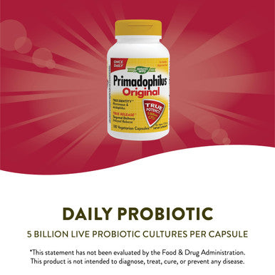 Nature'S Way Primadophilus Original, 5 Billion, 180 Capsules