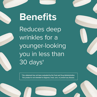 Webber Naturals Collagen30 with Ceramides Bioactive Collagen Peptides 120 Tablets Hydrating Glow Helps Improve Skin Hydration Elasticity Smoothness Non GMO Dairy Gluten