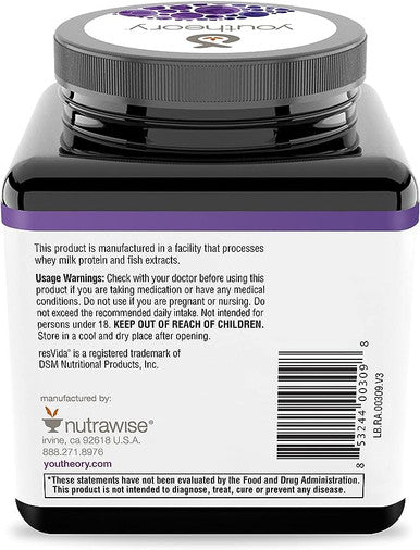 Youtheory Resveratrol Advanced 160 Tablets