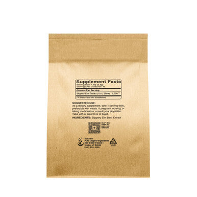 PURE ORIGINAL INGREDIENTS Slippery Elm Powder (4Oz) Pure & Natural, Vegan, Gluten-Free