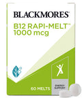 Blackmores B12 Rapi-Melt 1000Mcg Cherry 60 Melts