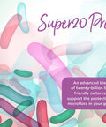 Healthspan Super20 Probiotic (60 Capsules) | Blend of 20 Billion Live Cultures from Five Strains | Promotes Friendly Gut Bacteria for Gut Health | Long Shelf Life and Lactose Free | Vegan