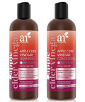 ArtNaturals Apple Cider Vinegar Shampoo and Conditioner Set - (2 x 12 Fl Oz / 355ml) for All Hair Types - Plant Base Blend - Coconut Oil and Vitamin E for Split Ends, Shine, Stronger and Smoother