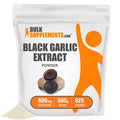 BulkSupplements Black Garlic Extract - Circulation Supplements - Black Garlic Supplement - Antioxidants Supplement - Garlic Supplements - Aged Garlic Extract (500 Grams - 1.1 lbs)