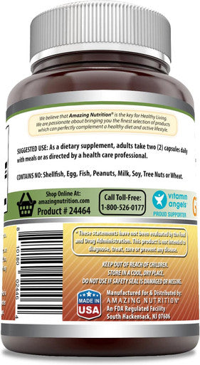 Amazing Nutrition Formulas Ginseng Complex 1000mg of 4:1 Korean Ginseng Extract 120 Capsules Supplement | Non-GMO | Gluten | Made in USA