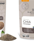 Navitas Organics Chia Seeds Ã¢â‚¬â€œ For Chia Pudding, Smoothies, Baking, Salads & More Ã¢â‚¬â€œ Omega 3, Fiber, Minerals - USDA Organic, Non GMO, Kosher, Gluten Free, Keto (8oz. Bag, 8 Servings)