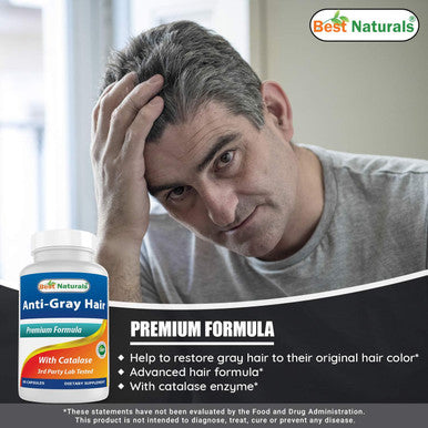 Best Naturals Anti Gray Hair Formula 60 Count