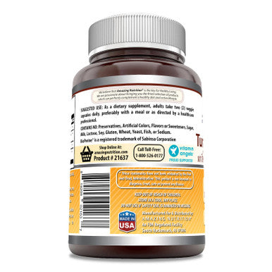 Amazing Formulas Turmeric Curcumin & Ginger With Bioperine 2250 Mg Per Serving Veggie Capsules | Non-Gmo | Gluten Free | Made In Usa | Ideal For Vegetarians (180 Count)