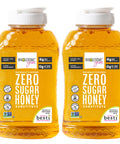 Wholesome Yum Zero Sugar Honey Substitute (Keto) - Natural Sugar Free Honey Alternative With Monk Fruit & Allulose - Zero Net Carbs, Non GMO, Gluten Free, No Aftertaste (11 oz)