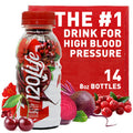 120/Life Blood Pressure Support Beet Root Juice Pomegranate Extract Cranberry Juice Tart Cherry Hibiscus and Magnesium 8 Fl Oz Pack of 14