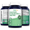 Calcium D-Glucarate 500 mg 150 Veggie Caps, Vegan, Non-GMO & Gluten-Free