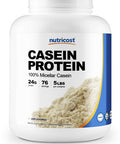 Nutricost Casein Protein Powder 5lb - Micellar Casein, Non-GMO, Gluten Free (Unflavored)