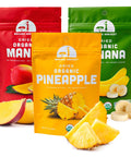 Mavuno Harvest Organic Dried Fruit Variety Pack | Dried Mango, Papaya, Pineapple, Banana, Jackfruit, & Tropical Mix | Healthy, Vegan, No Sugar Added, Non GMO Snacks for Kids & Adults | 2 Ounce, 6 Pack