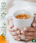 FreshDrinkUS, Premium 50 Mulberry Leaf Tea Bags, 100% Natural & Pure from Mulberry Leaves. Herbal Tea. Made with Natural Material Tea Bags. No Sugar, No Caffeine, No Gluten, Vegan.