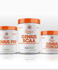 The Smart Muscle Building Bundle with Genius Pre, BCAA, & Muscle Builder