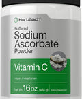 Buffered Sodium Ascorbate Vitamin C Powder | 16 oz | Vegan, Non-GMO, and Gluten Free Supplement | by Horbaach