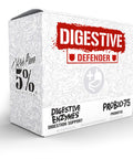 Rich Piana 5% Nutrition Digestive Defender | Probio-75 & Digestive Enzymes Digestion Supplement | Premium Quality Digestive Enzymes with Probiotics and Prebiotic Fiber | 120 Gelatin Capsules (30 Svgs)
