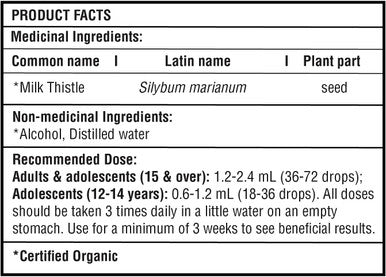 St. Francis Herb Farm Milk Thistle Tincture | Liver Supplement | Helps Support Liver Function | Liver Detox | Herbal Supplement | 50 mL