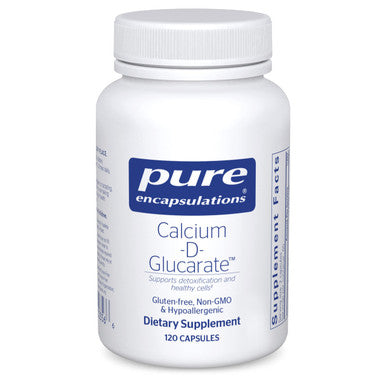 Pure Encapsulations CalciumdGlucarate 500 mg 120 vcaps