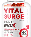 Vital Surge Male Gummies - Men'S Performance Gummies, Max Strength Vitalsurge Advanced Formula, Vitasurge For Men Vitale Vita, 1050Mg (60 Gummies)