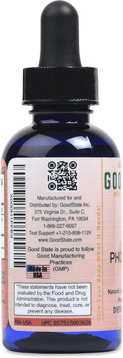 Good State Phosphorus Ultra Concentrate Liquid Ionic Trace Minerals Homeopathic Solutions For Digestion Improves Nutrient Uptake 100 Servings 50 Ml