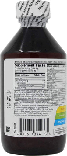 Centrum Adults Multivitamin-Multimineral Liquid Orange Tangerine 8 Oz By Novartis Consm Hlth Inc
