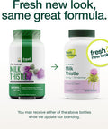 Fresh Nutrition Organic Milk Thistle Supplement - 2000Mg Potent Strength 4 Month Supply Silymarin Thistle Seed Standardized Extract 4:1 - Made In The Usa - 120 Capsules