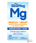 Slow-Mag Slowmag Muscle Heart Magnesium Chloride With Calcium Supplement To Support Muscle Relaxation Occasional Muscle Cramping & Heart Health High Absorption 60 Count