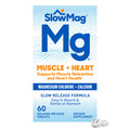 Slow-Mag Slowmag Muscle Heart Magnesium Chloride With Calcium Supplement To Support Muscle Relaxation Occasional Muscle Cramping & Heart Health High Absorption 60 Count