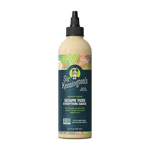 Sir Kensington's Everything Sauce Garlic Dressing Dip and Drizzle Keto Diet & Paleo Diet Certified Dairy Free Gluten Free Non- GMO Project Verified Shelf-Stable 8.3 oz