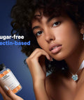 Codeage Hair Gummies Biotin 5000 mcg Sugar Growth Gummy Vitamins A C B6 B12 D3 Zinc Inositol Supplement Women & Men Pantothenic Folic Acid Nails Skin Strawberry Coconut Flavor 60 ct