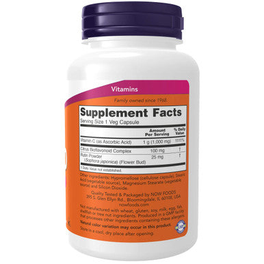 Now Foods C-1000 With 100 Mg Of Bioflavonoids 250 Veg Capsules