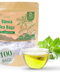 NHAT ANH FARM - Premium Stevia Tea Bags, 100 Stevia Tea Bags, 100% Natural Dried Leaves, Naturally Sweet Herbal Tea, Sugar-Free, Caffeine-Free, No Additives.