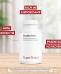 Supersmart Double Amla Extract Standardized to 45 Tannins Saberry Support Digestive Health Anti Aging Antioxidant Supplement NonGMO Gluten Free 100 Vegetarian Capsules
