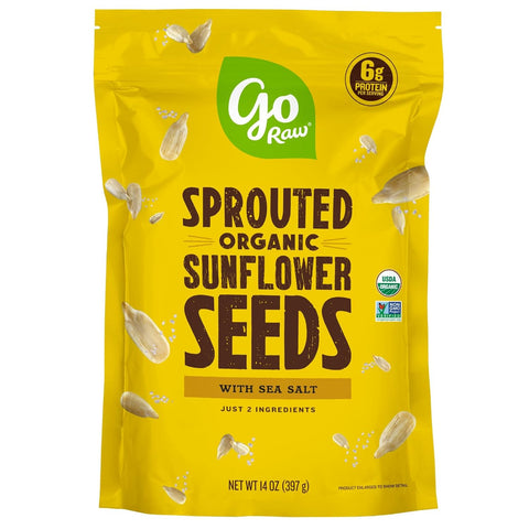 Go Raw Organic Sprouted Mixed Sunflower & Pumpkin Seeds - Sea Salted Snack