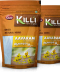 KILLI Avarampoo | Tarwar | Aavaram | Senna auriculata | Tangedu Flower Crushed, 100g (Pack of 2)